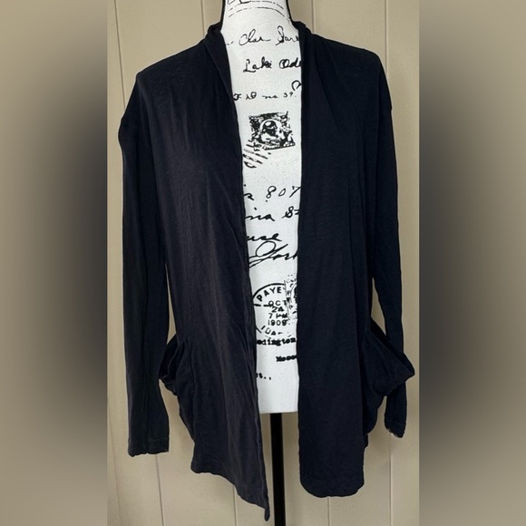 James Perse 100% Cotton Slub Open Front Cardigan Sweater Size 1/Small - Picture 1 of 10